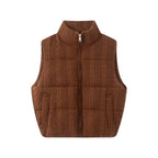 Women's Vest Jackets Coat Knitted Outwear Beige Sleeveless Tops Solid Waistcoat Solid Streetwear Fashion 2024 inszart Woman Coat - Matrix Studios