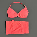 HISTELLO Gym Set 2 Piece Women Strappy Yoga Bra Top Workout Scrunch Shorts Sports Suit Fitness Clothes Seamless Yoga Set - Matrix-studios.com