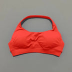 Women Sports Bra Seamless Halter Yoga Clothes Removable Cups Women Workout Clothing Gym Backless Bra Running Workout Tops - Matrix Studios