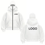 Customized Double-hooded Zipper Hoodies Men Personality Printed Long Sleeve Zip Up Sweatshirts Women Ninja Mask Pullovers Jacket - Matrix Studios