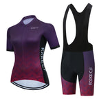 RXKECF Pro 2023 Woman Short Sleeve Cycling Jersey Set Sports Outfit Bike Clothing Kit Mtb Maillot Cyclist Bicycle Clothes - Matrix-studios.com