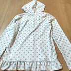 Japanese subculture Harajuku retro polka dot bow long sleeved women's zipper hooded sweatshirt American spicy girl trendy top - Matrix Studios