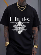 Y2k New American Casual Street Retro High Street Letter Short-sleeved T-shirt Men Summer Pure Cotton Loose Half Sleeve