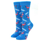 Novelty Woman Socks Harajuku Cotton Funny Happy Cartoon Cat Dog Pattern Unisex Socks Men Novelty Kawaii Socks - Matrix Studios
