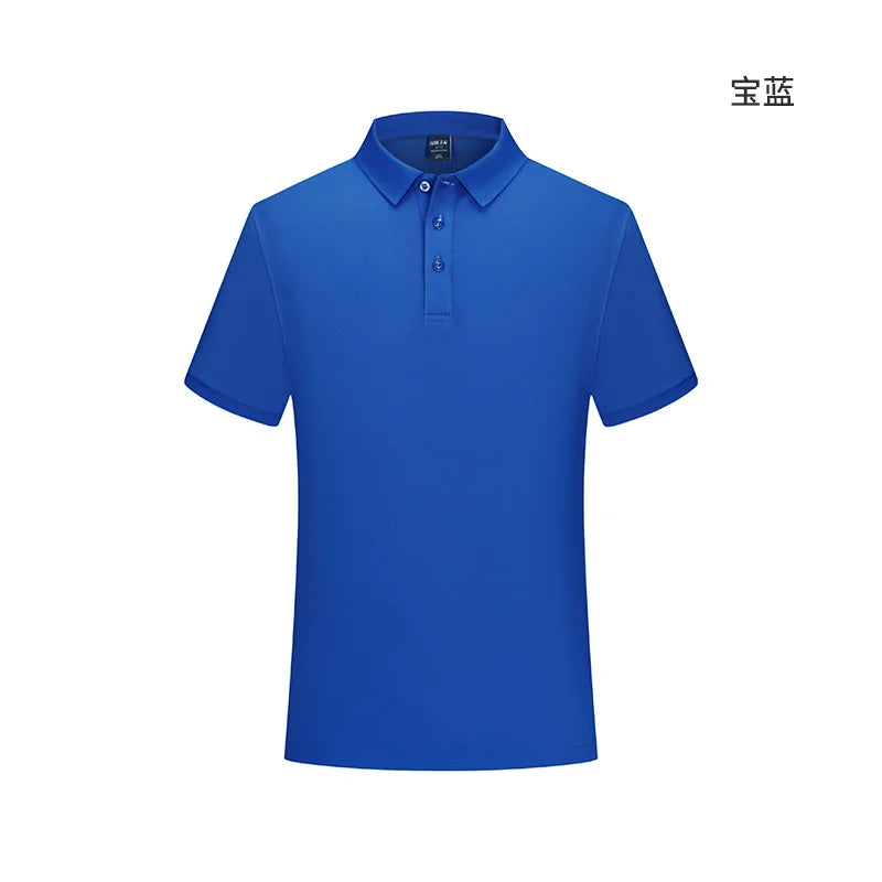 Summer 230g 100% Cotton Polo Shirt Print Logo Customized Embroidery Company Group Name Men Women Short Sleeved Breathable Top - Matrix-studios.com