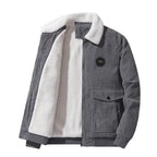 Men Corduroy Winter Coats Fleece Down Jackets Casual Jaquetas New Fashion Male Thicker Warm Parkas Short Winer Jackets Size 5XL - Matrix Studios