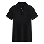 Custom Logo Lapel POLO Shirt Couple Summer Short Sleeve Moisture Transfer T Shirts Men Women Summer Simple Casual Tops - Matrix-studios.com