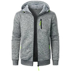 New Streetwear Men's Long Sleeve Sweatshirts for Men Zipper Hooded Oversize Winter Warm Jacket Coat Outdoor Tracksuit Men - Matrix Studios