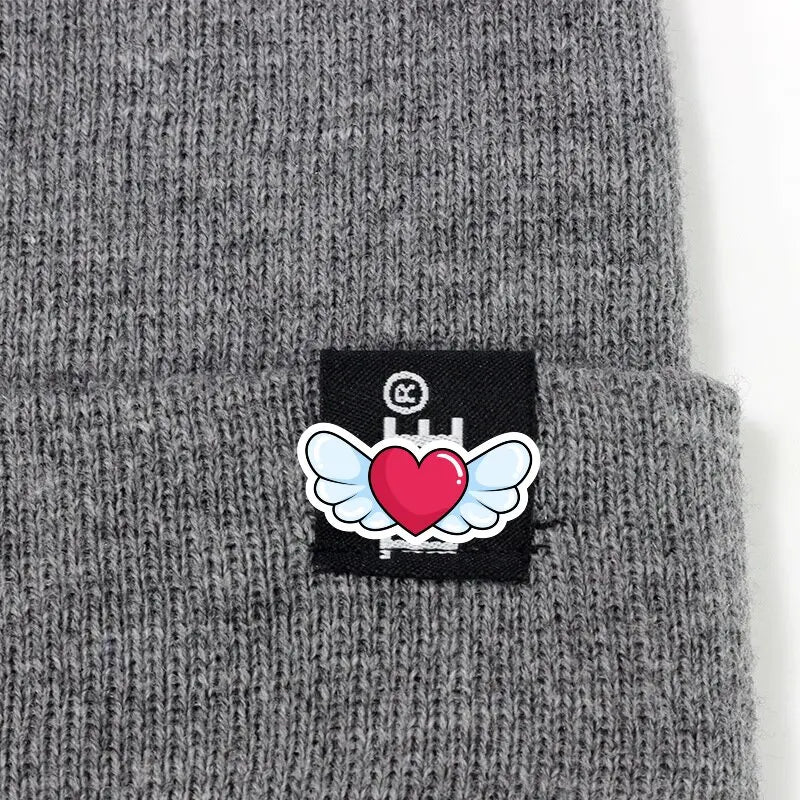 Autumn and Winter Versatile Solid Color  Hat For  Outdoor Warmth and Cold Hat Hip-Hop Fashion Embroidered Knitted Hat