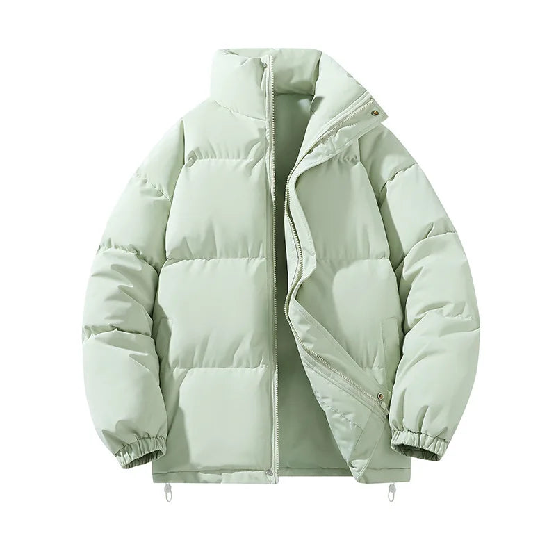 New Fashion Men Winter Stand Collar Down Jackets Warm Parkas Male Casual Thicker Winter Coats Man Slim Fit Short Jackets 3XL - Matrix Studios