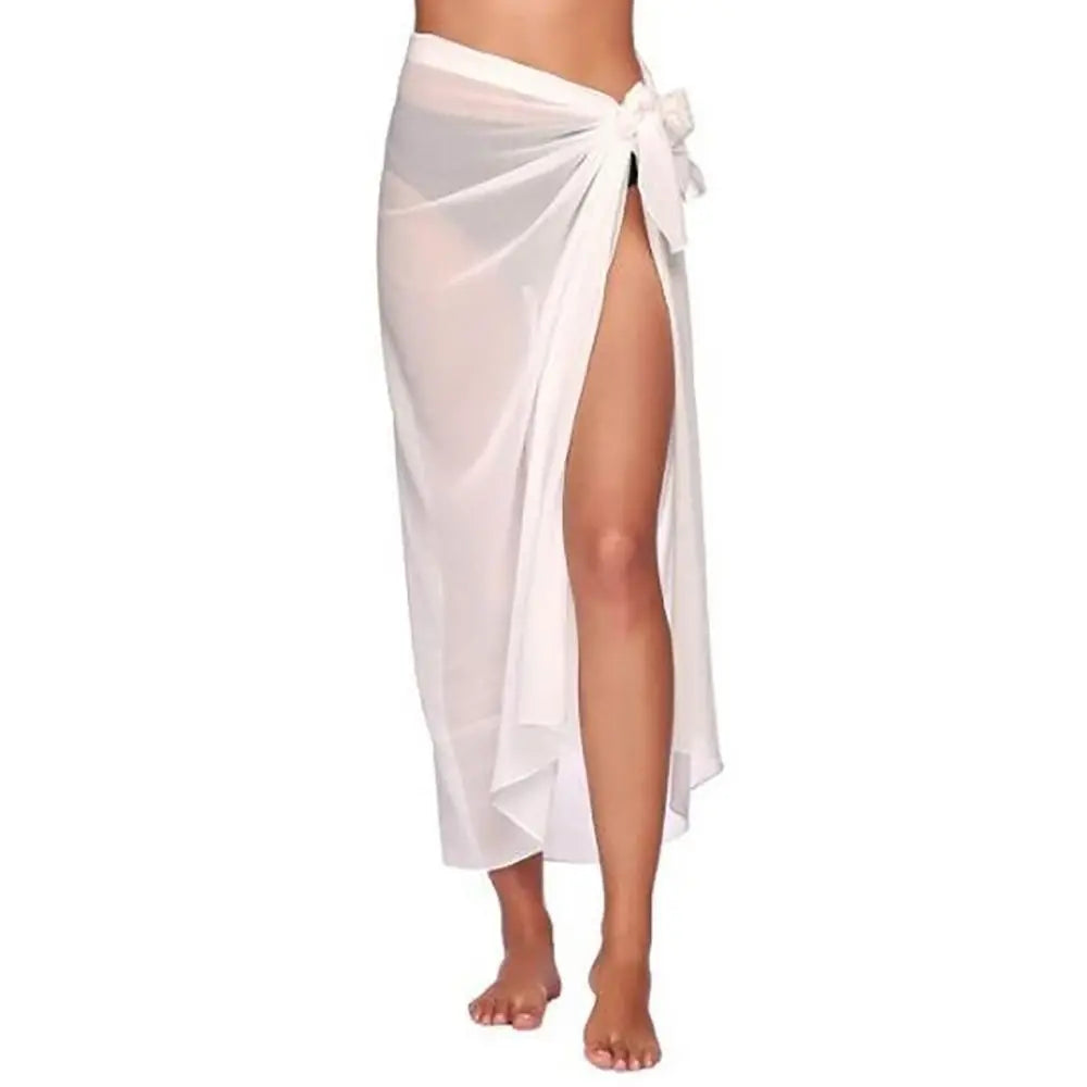 Fashion Multicolor Bikini Cover-ups Chiffon Travel Swimsuit Coverup Long Sarong One Piece Beach Scarf Female - Matrix Studios