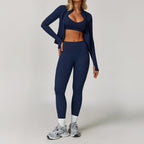 2/3PCS Yoga Suit Sports Set Gym Set Women Tracksuit Running Workout Clothes Long Sleeve Sports Bra Athletic Wear Yoga Clothing - Matrix-studios.com