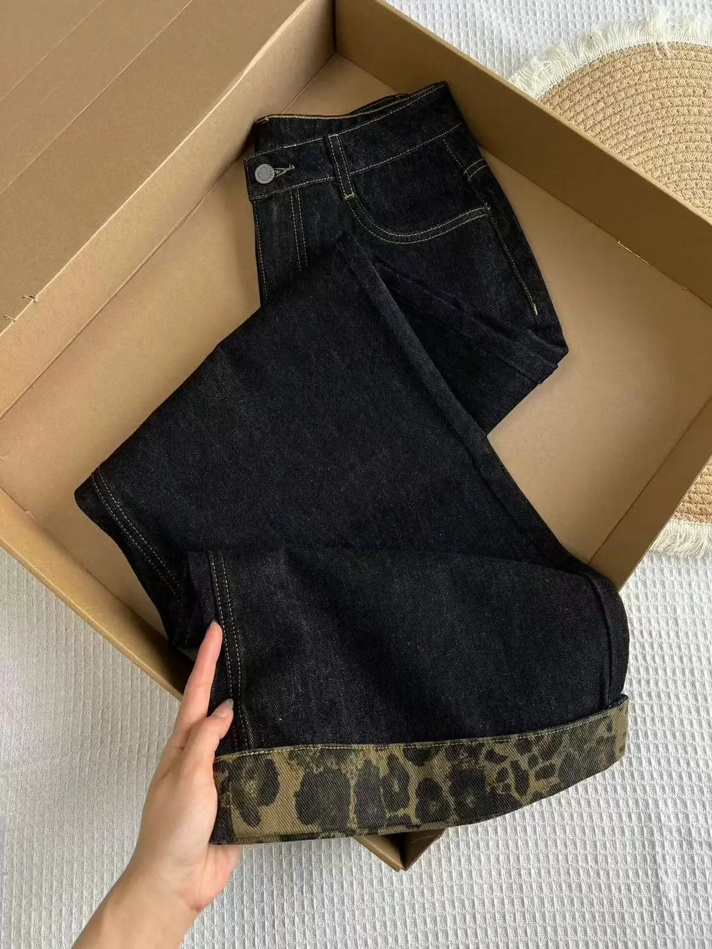 Streetwear Women Jeans New Bottoms 2025 Pantalon Femme High Waist Vintage Straight Y2k Wide Leg Pants Casual Chic Denim Trousers - Matrix-studios.com