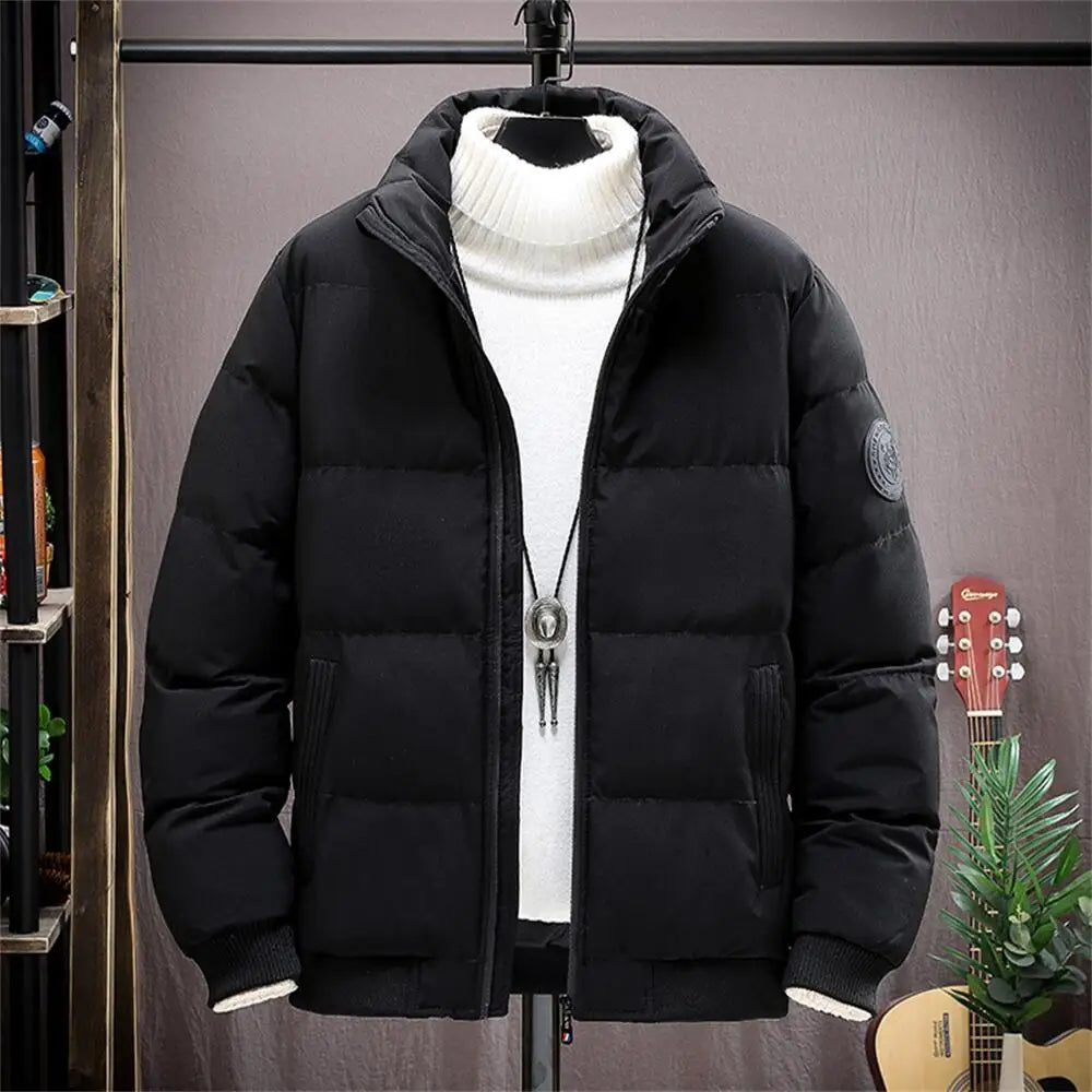 Puffer Jackets Men 2026 New Thick Warm Winter Parkas Down Coats Bomber Jackets Waterproof Casual Outerwear Mens Winter Jackets - Matrix Studios