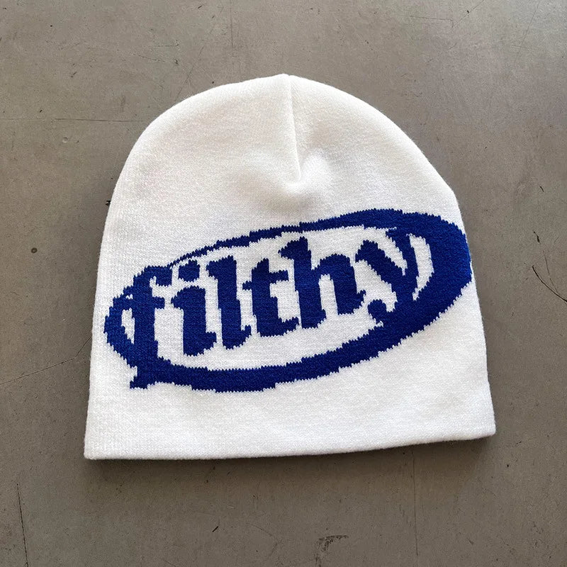 New Autumu Winter Keep Warm Knit Hat Women Men Skiing Beanies Outdoor Cold Hat Cycling Skullcap Fashion Letter Y2K Hiphop Beanie