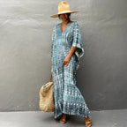 Plus Size Women Beachwear Long Beach Coverups Kaftan Casual Caftan Dress Swimwear cover ups - Matrix Studios