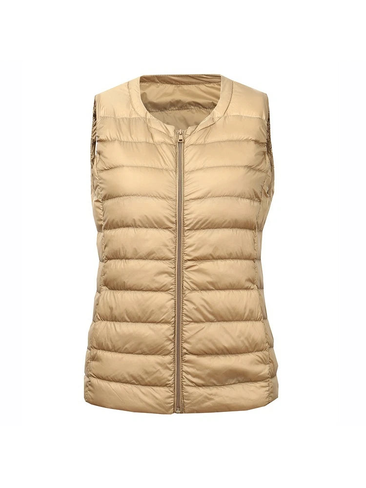 NewBang Brand 7XL 8XL Large Size Waistcoat Women's Warm Vest Ultra Light Down Vest Women Portable Sleeveless Winter Warm Liner - Matrix Studios