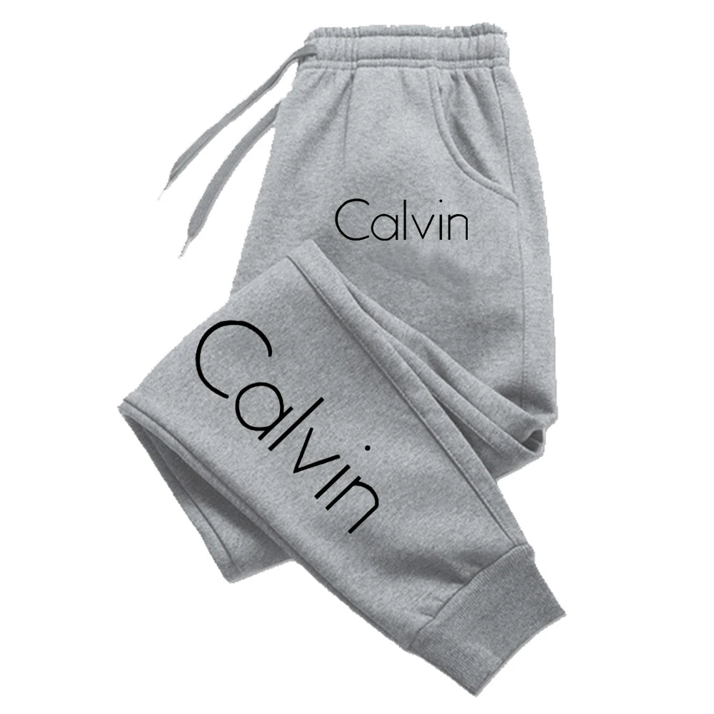 Casual Printed Sports Running Trousers Men Women Autumn Drawstring Long Pants Fitness Solid Sweatpants Unisex Gym Wear - Matrix-studios.com