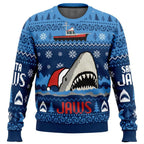 Santa Jaws Jaws Men's Crew Neck Ugly Christmas Sweatshirt Soft Comfy Stylish Relaxed-Fit Plus Size Long Sleeve Autumn Winter - Matrix Studios