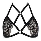 New Sexy Lace Women's Bra Lingerie Fashion Push Up Female Bralette Top Adjustable No-Slip Female Bra Perspective Women Underwear - Matrix Studios