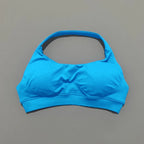 Sports Bra Women Seamless Yoga Halter Bra Top High Support Open Back Bra Fitness Push-up Activewear Workout Gym Underwear - Matrix-studios.com
