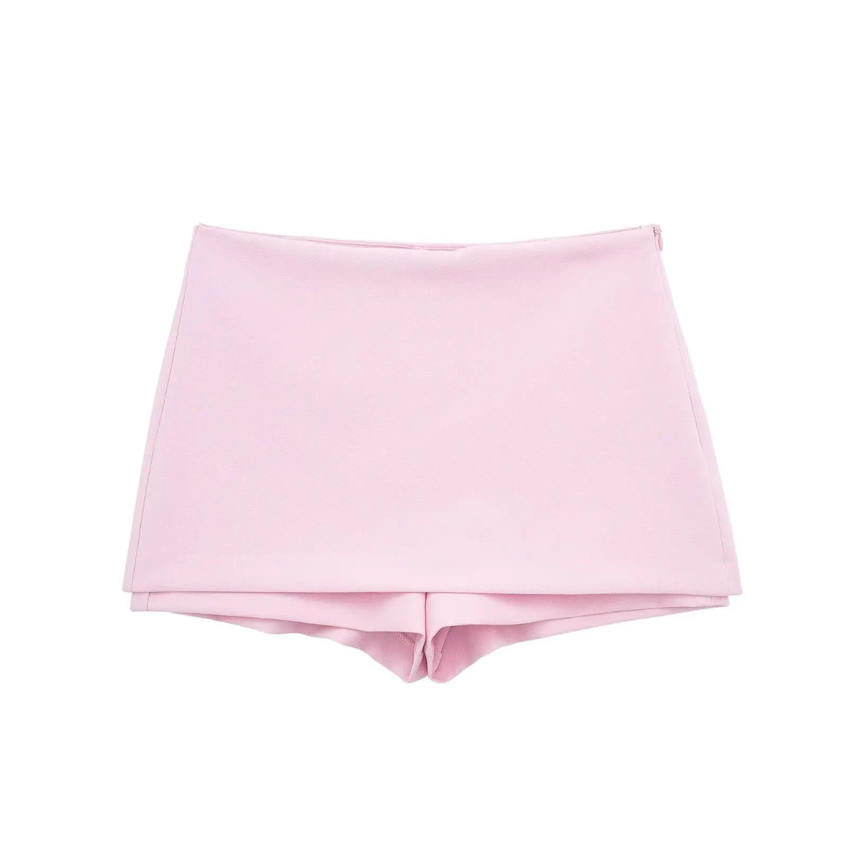 Women Summer 2 Piece Set High Waist Back Pocket Mini Skirts Shorts Sexy V-Neck Sleeveless Backless Suspender Zipper Top - Matrix-studios.com