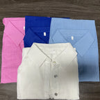 We.Fine Women's Shirt Elegant Long Sleeve Blouse Spring Vintage Basic Top Collar Cotton Shirt for Women - Matrix-studios.com