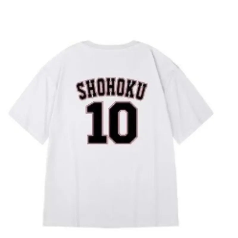 8XL Men Oversize Fashion Loose American Basketball Number ten Print Short Sleeve Round Neck Versatile Trend Couple outfit - Matrix Studios