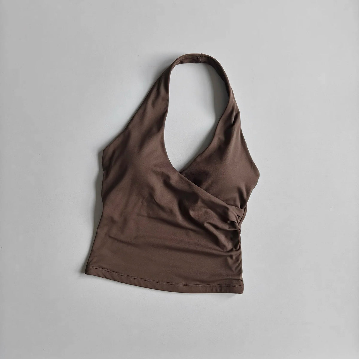 Women's Sexy V-Neck Fitness Bra Nude Sports Bra Hanging Neck Yoga Suit Vest Comfortable Breathable Gym Top for Active Wear - Matrix Studios