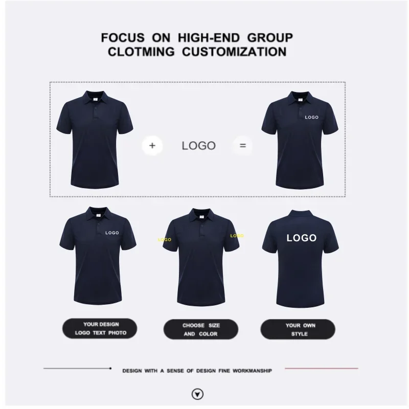 Summer Casual Breathable Polo Shirts Company Logo Custom Print Embroidery Personalized Design Men And Women Short-Sleeved Tops - Matrix-studios.com