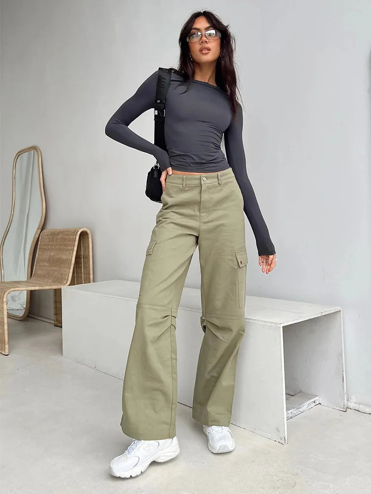 Women Casual Long Sleeve T-Shirts Spring Autumn Solid Slim Fit Pullovers Tees Shirts Female Streetwear Base Tees Tops  Casual - Matrix-studios.com