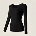 Winter Seamless Fleece Warm Leggings Female casual warm top Ladies Thermal Underwear 2pcs Set Slim Thin  Sports Fitness Leggings - Matrix-studios.com
