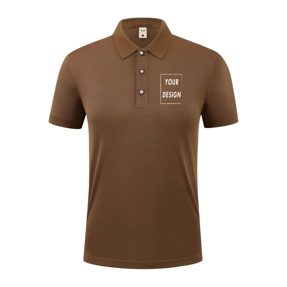 2025 Summer Causal Polo Shirt Custom Logo Printed Text Picture Brand Embroidery Personal Design Breathable Men And WomenTops - Matrix-studios.com