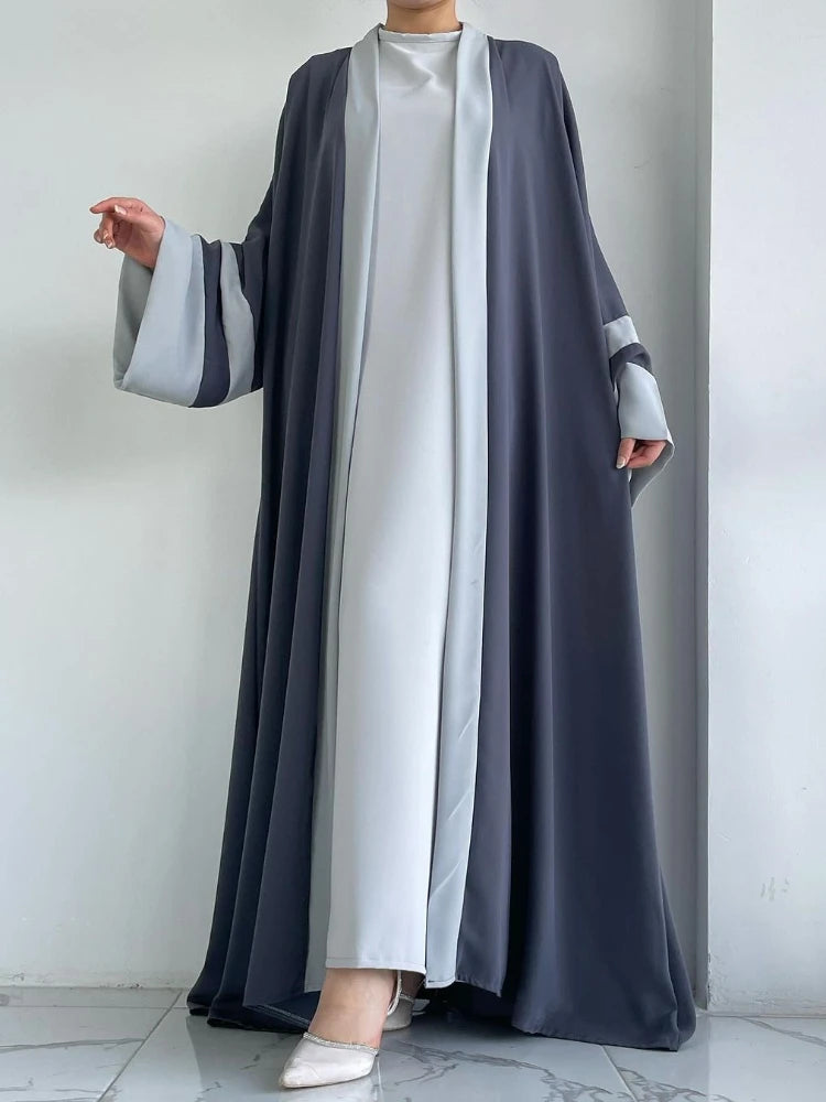 Eid Muslim Dress & Abayas for Women 2 Piece Set Musulman Ensembles Morocco Ramadan Caftan Abaya Kaftan Dubai Arab Long Robe 2024 - Matrix-studios.com