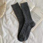Women's Socks Winter New Novelty Fashion Japanese Style Casual Crew Socks Warm Striped Autumn Simple Wool Socks For Girls Trendy - Matrix Studios