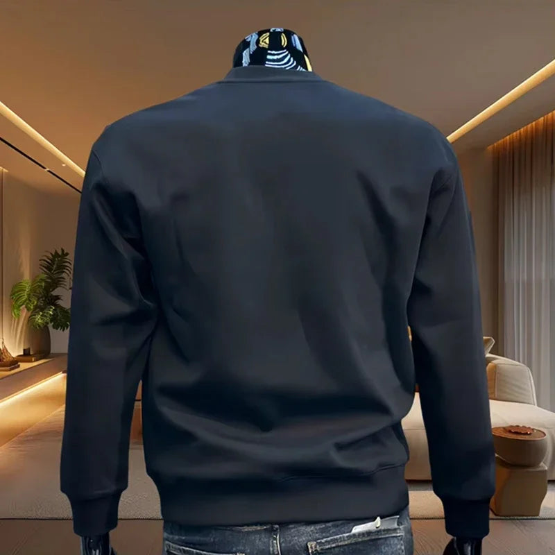 Italy Fashion Printed Hoodies for Men High Grade Daily Casual Long Sleeved Pullover Male Home Outdoor Comfortable Soft Sweater - Matrix Studios