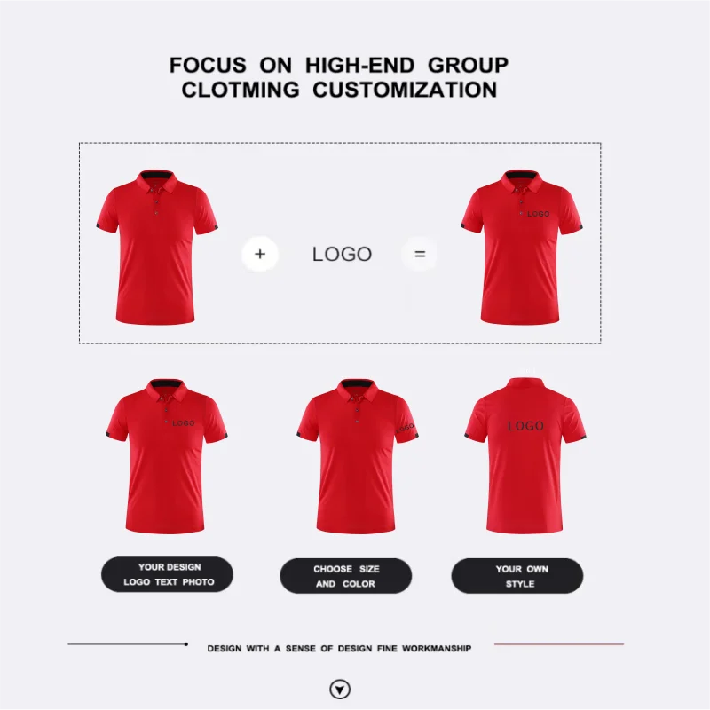 Summer Quick-Drying Polo T Shirt For Men Custom Logo Embroidery Printing Men And Women Golf shirts Personalized Design 2023 New - Matrix-studios.com