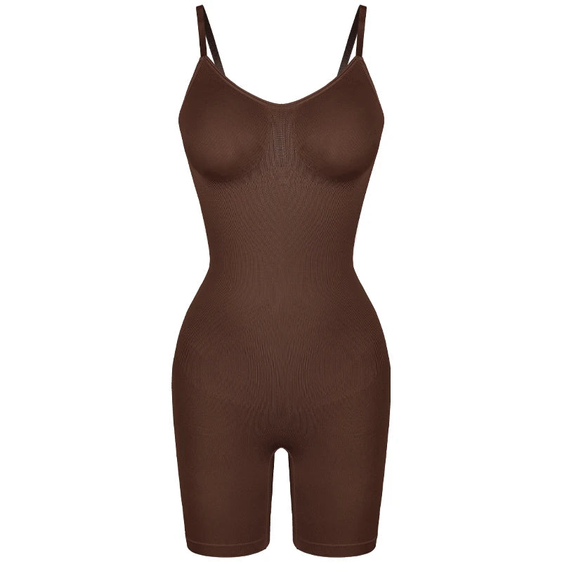 New Bodysuit Shapewear Women Tank Top Tummy Control Full Body Shaper Anti Chafing Shorts Slimming Waist Trainer Butt Lifter - Matrix-studios.com