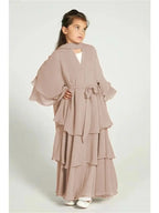Ramadan Niqab Khimar Chiffon Kids Muslim Abaya Dubai Turkey Islam Dress Prayer Clothes For Women Kebaya Robe Femme Musulmane - Matrix-studios.com
