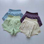 Summer Women's High-Waisted Sports Shorts Mesh Breathable Double-Layer Quick-Dry Gym Fitness Running Cycling Yoga Shorts - Matrix Studios