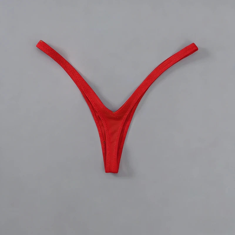 Women New Style Women Secret Clothes Deep V Thong Breathable Sexy Low Waist Brazilian Underwear Soft Thin Straps Women's Panties - Matrix Studios