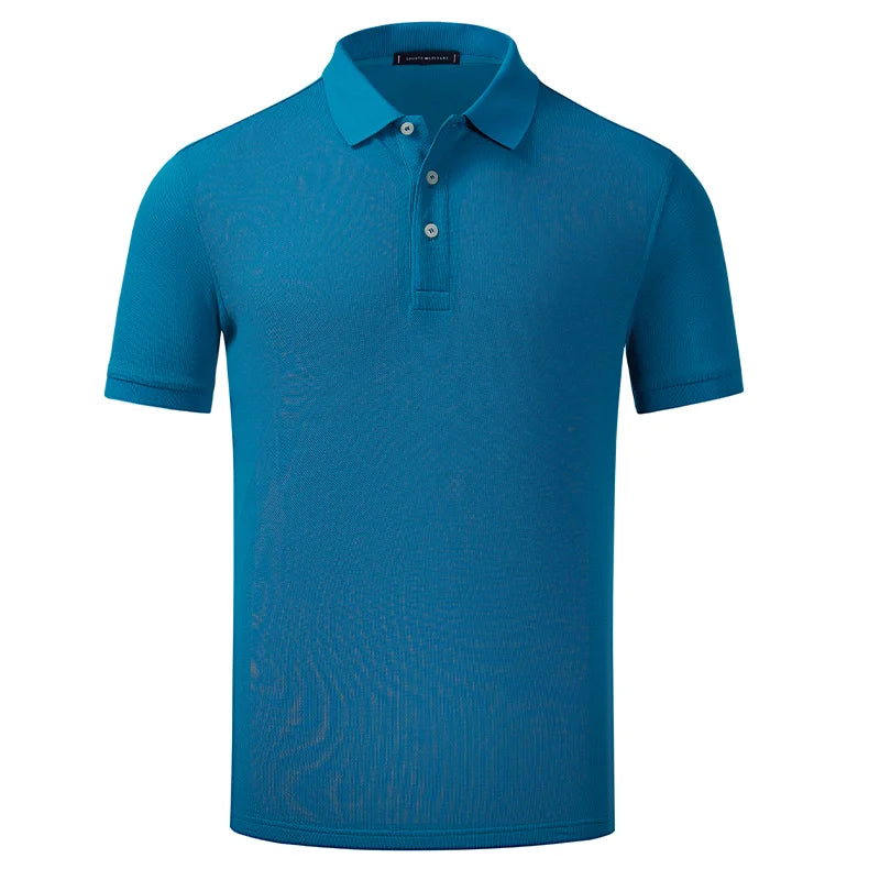 100% Cotton Lapel Polo Custom Logo Business Men And Women Short Sleeve Polo Embroidery Company Brand Quality Tops Print Design - Matrix-studios.com