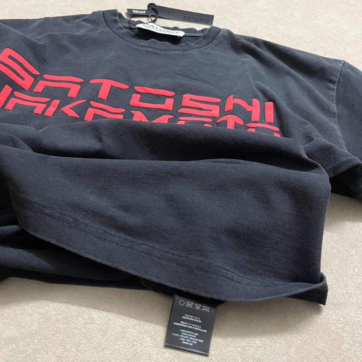 Satoshi Nakamoto Velvet foam logo printing T Shirt Men Women High Quality Tee Tops T-Shirt - Matrix-studios.com