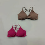 HISTELLO Vision Sports Bra Women Yoga Underwear Gym Running Exercise Backless Bra High Support Active Wear Fitness Workout Top - Matrix Studios