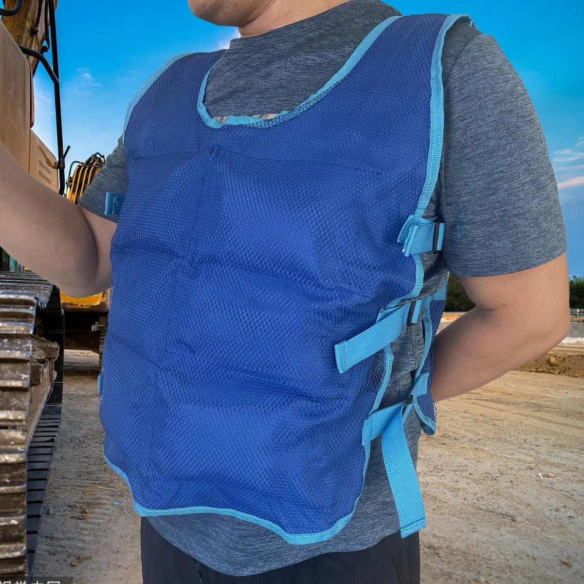 Ice Vest Cooling Safety Vest Outdoor High Temperature Clothing Adjustable Cool Jacket Summer Outdoor Ice Pack Cooling Vest - Matrix Studios