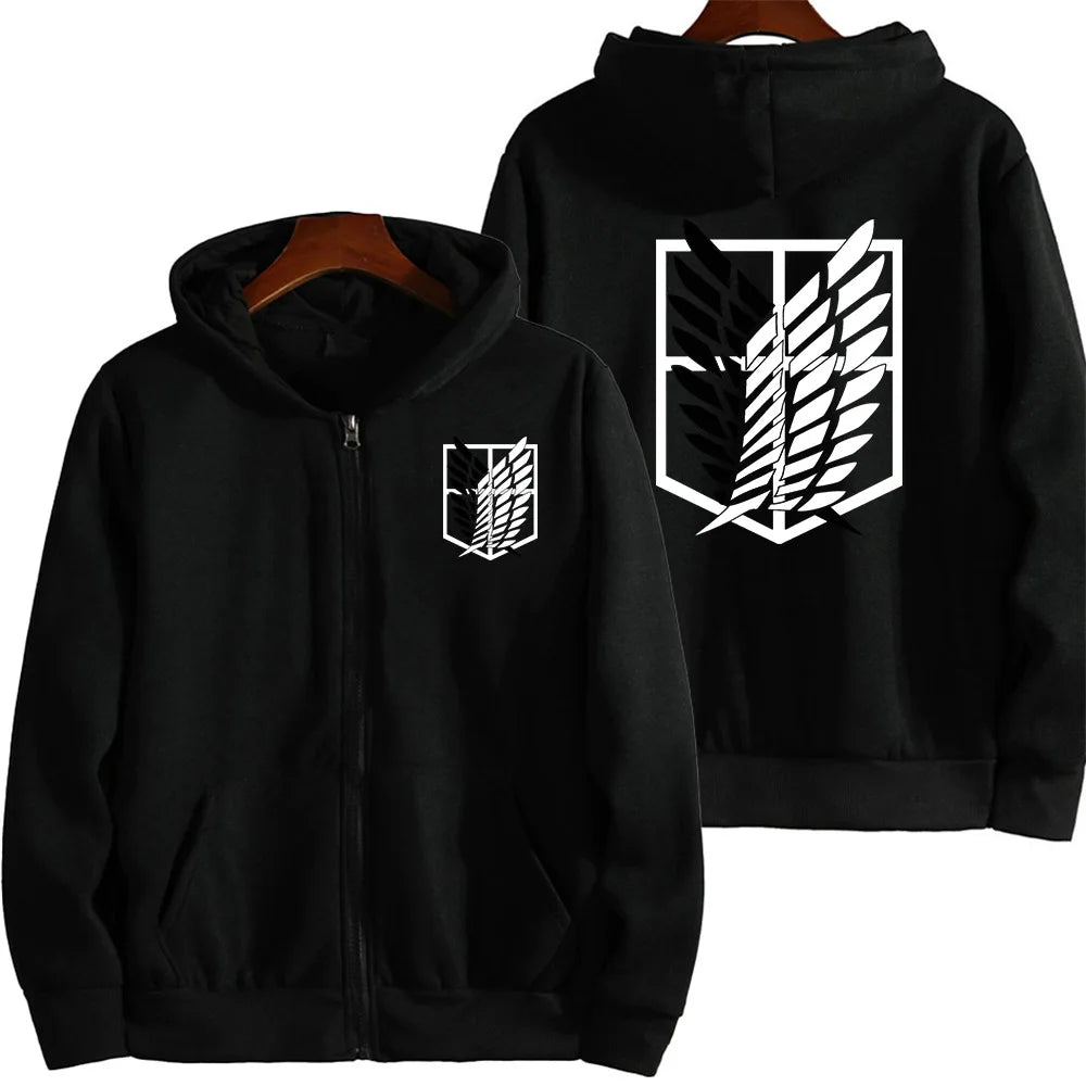 Zipper cardigan with fleece hooded zipper sweatshirt for casual and fashionable men - Matrix Studios