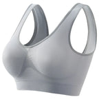 Women's Seamless Push-Up Bra Sports Bralette Non-wire Crop Top Solid Sexy Lingerie No-Pads Breathable Plus Size Tank Bra S-5XL - Matrix Studios