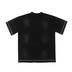 SATOSHI Hip Hop Street Short Sleeve T-Shirt Celestial Eye Double Hands Print Retro Distressed TShirt Trend Casual Summer Top Tee - Matrix-studios.com