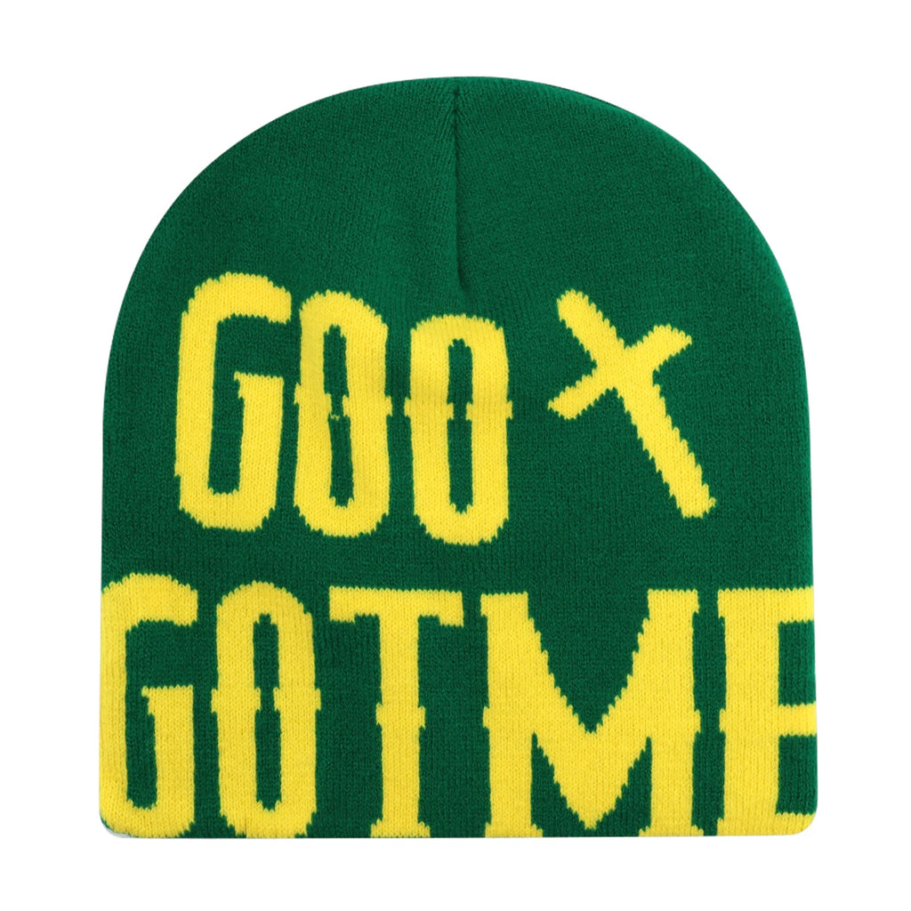 Y2K Letter Butter Knit Hats Skullies Beanies Autumn Winter Warm Hat Men Women Hip Hop Quality Skiing Cap Cycling Windproof New