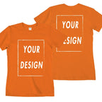 UE Size Custom Team T-shirt for Women, Add Your Own Design in Front and Back, Print and Text, High-quality T-shirt for Men - Matrix-studios.com